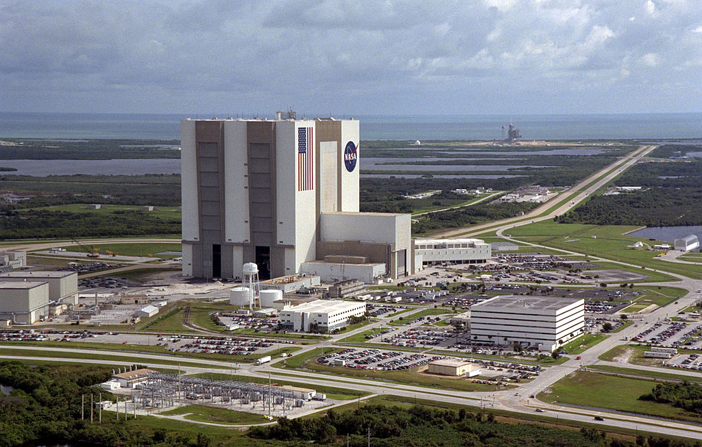 The  Vehicle Assembly Building at Kennedy Space Center.